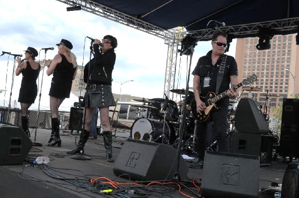 The Blue Flames at the Freak Show Festival, Austin, Texas 10/23/10 - photo