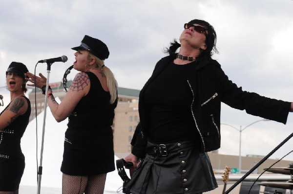 The Blue Flames at the Freak Show Festival, Austin, Texas 10/23/10 - photo