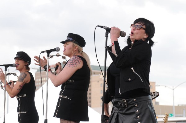 The Blue Flames at the Freak Show Festival, Austin, Texas 10/23/10 - photo