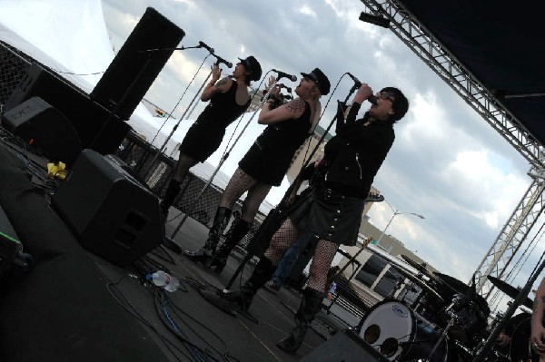 The Blue Flames at the Freak Show Festival, Austin, Texas 10/23/10 - photo