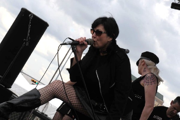 The Blue Flames at the Freak Show Festival, Austin, Texas 10/23/10 - photo