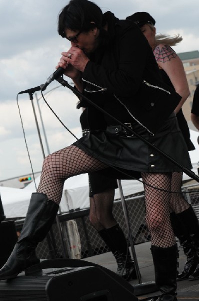 The Blue Flames at the Freak Show Festival, Austin, Texas 10/23/10 - photo