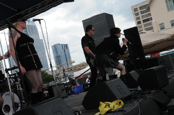 The Blue Flames at the Freak Show Festival, Austin, Texas 10/23/10 - photo