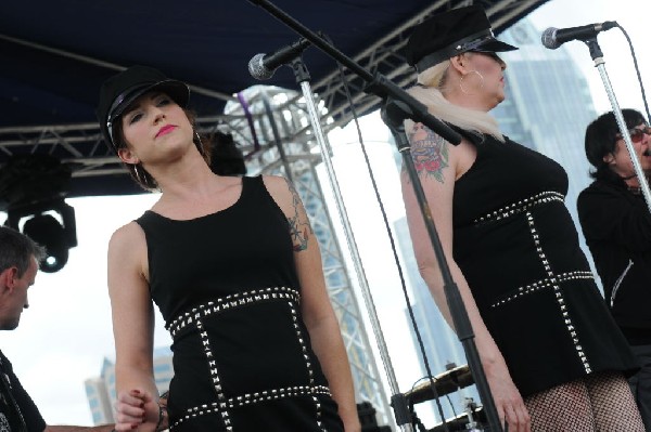 The Blue Flames at the Freak Show Festival, Austin, Texas 10/23/10 - photo