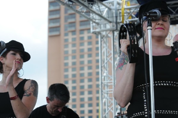 The Blue Flames at the Freak Show Festival, Austin, Texas 10/23/10 - photo