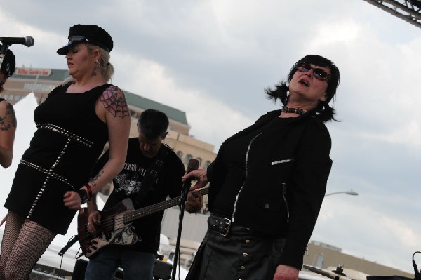 The Blue Flames at the Freak Show Festival, Austin, Texas 10/23/10 - photo