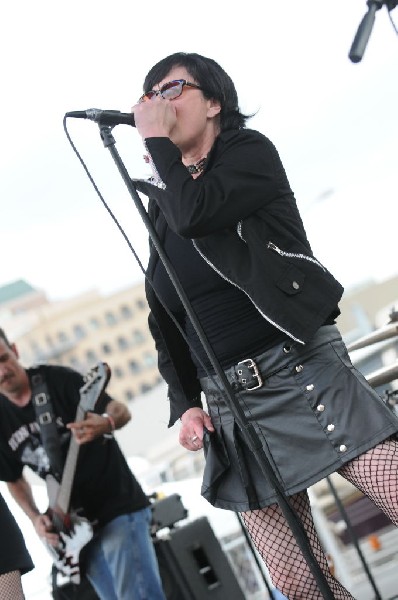 The Blue Flames at the Freak Show Festival, Austin, Texas 10/23/10 - photo