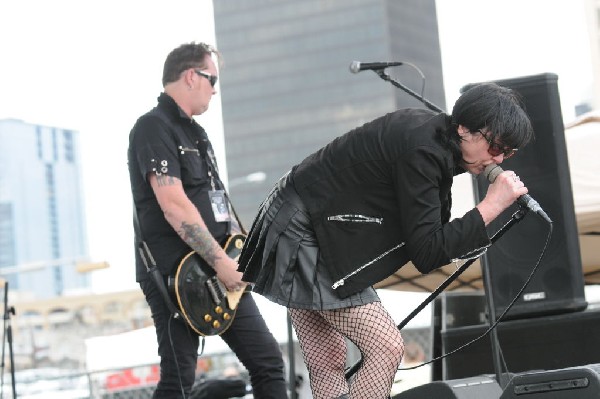 The Blue Flames at the Freak Show Festival, Austin, Texas 10/23/10 - photo