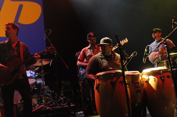 Brownout performs at the AMP Launch Party at ACL Live at the Moody Theater,