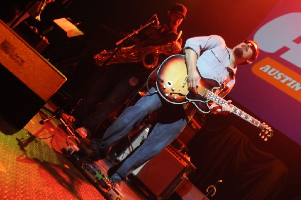 Brownout performs at the AMP Launch Party at ACL Live at the Moody Theater,