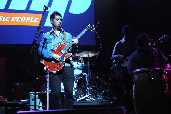 Brownout performs at the AMP Launch Party at ACL Live at the Moody Theater,