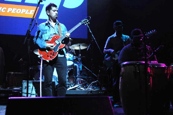 Brownout performs at the AMP Launch Party at ACL Live at the Moody Theater,