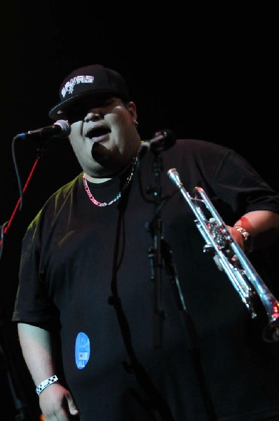 Brownout performs at the AMP Launch Party at ACL Live at the Moody Theater,