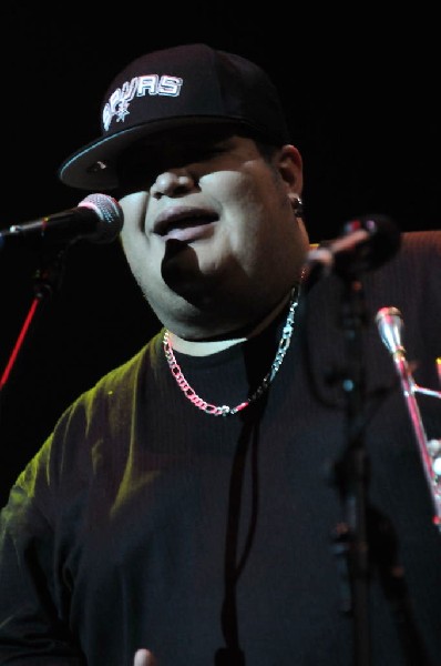 Brownout performs at the AMP Launch Party at ACL Live at the Moody Theater,