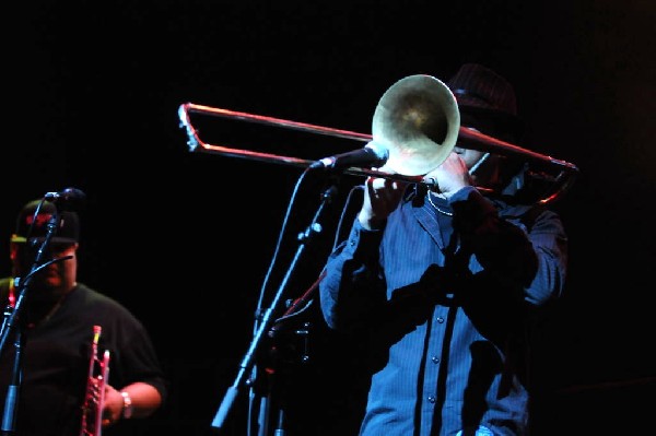 Brownout performs at the AMP Launch Party at ACL Live at the Moody Theater,