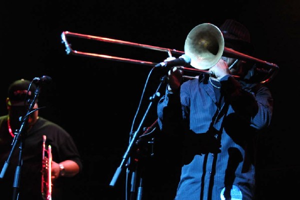 Brownout performs at the AMP Launch Party at ACL Live at the Moody Theater,