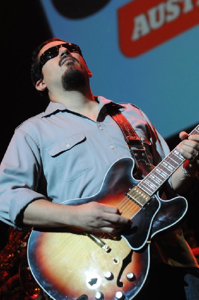 Brownout performs at the AMP Launch Party at ACL Live at the Moody Theater,