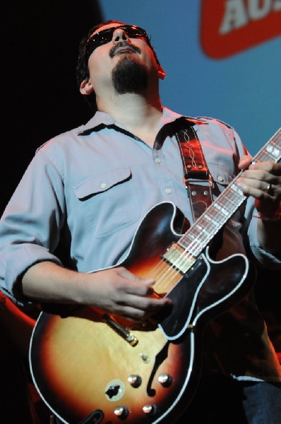 Brownout performs at the AMP Launch Party at ACL Live at the Moody Theater,