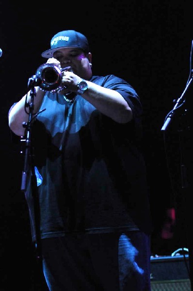 Brownout performs at the AMP Launch Party at ACL Live at the Moody Theater,