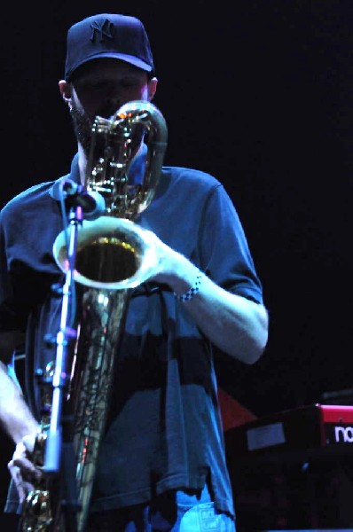 Brownout performs at the AMP Launch Party at ACL Live at the Moody Theater,