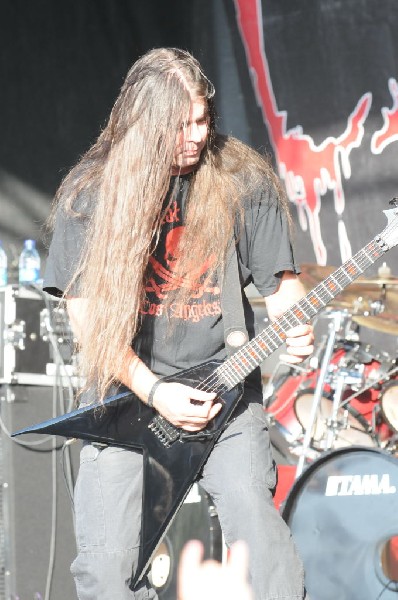 Cannibal Corpse at the Mayhem Festival 2009 at the AT&T Center, San Ant