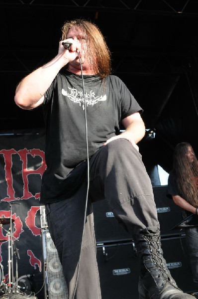 Cannibal Corpse at the Mayhem Festival 2009 at the AT&T Center, San Ant