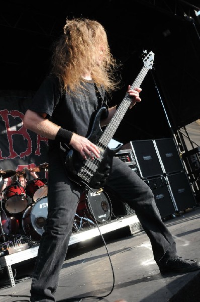 Cannibal Corpse at the Mayhem Festival 2009 at the AT&T Center, San Ant