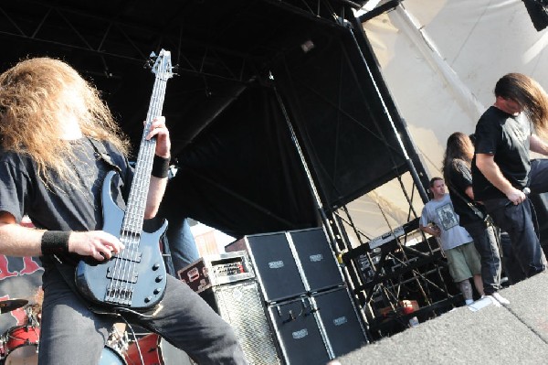 Cannibal Corpse at the Mayhem Festival 2009 at the AT&T Center, San Ant