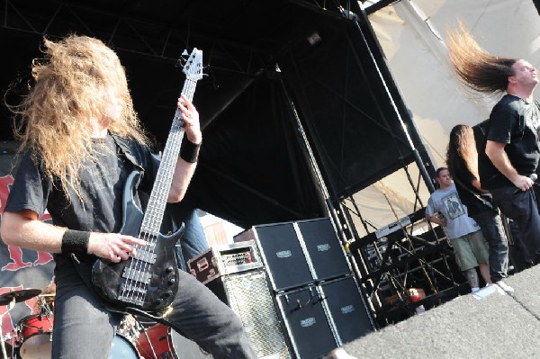 Cannibal Corpse at the Mayhem Festival 2009 at the AT&T Center, San Ant