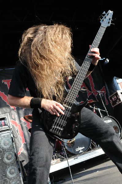 Cannibal Corpse at the Mayhem Festival 2009 at the AT&T Center, San Ant