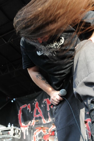 Cannibal Corpse at the Mayhem Festival 2009 at the AT&T Center, San Ant
