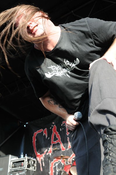 Cannibal Corpse at the Mayhem Festival 2009 at the AT&T Center, San Ant