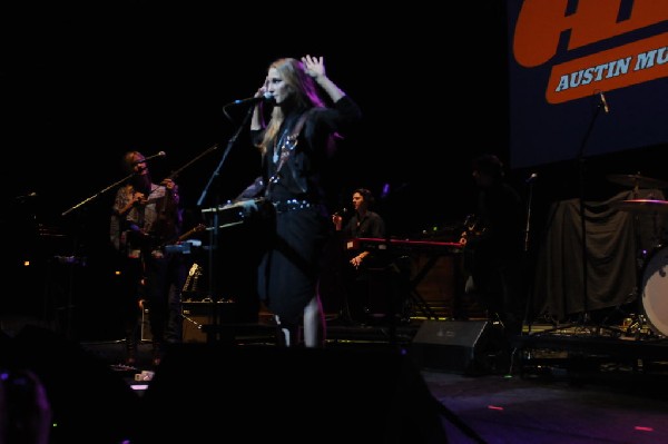 Court Yard Hounds perform at the AMP Launch Party at ACL Live at the Moody