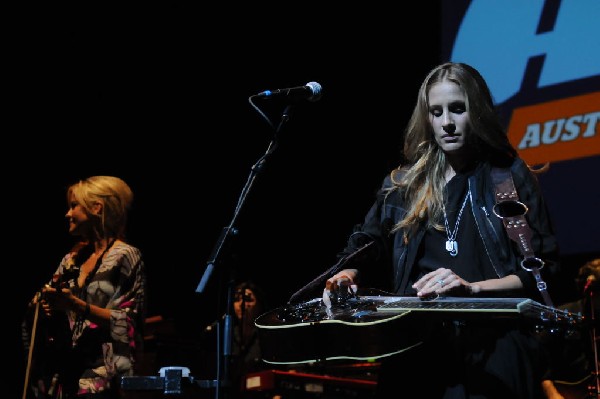 Court Yard Hounds perform at the AMP Launch Party at ACL Live at the Moody
