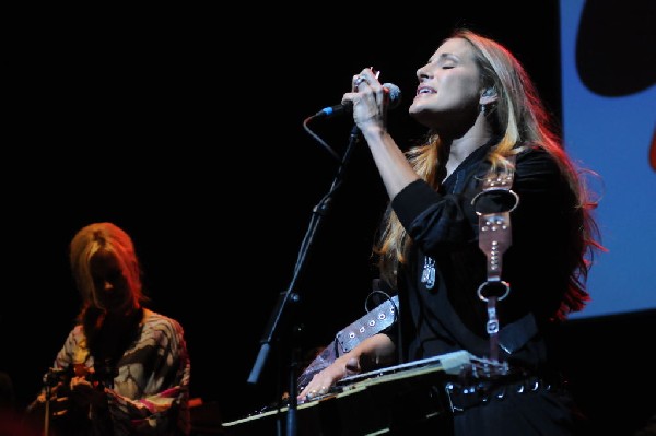 Court Yard Hounds perform at the AMP Launch Party at ACL Live at the Moody
