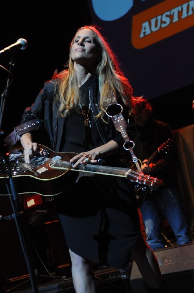 Court Yard Hounds perform at the AMP Launch Party at ACL Live at the Moody