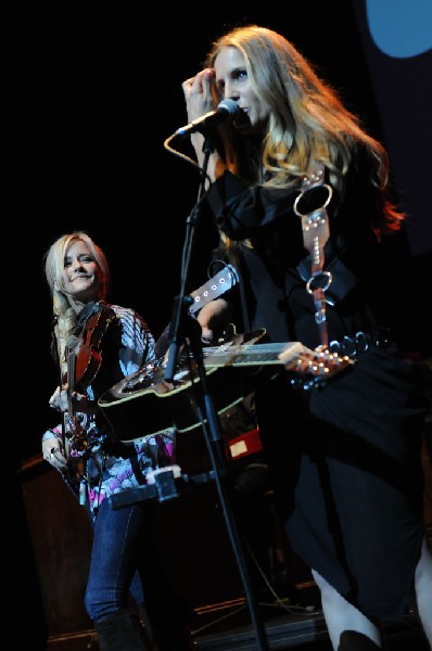 Court Yard Hounds perform at the AMP Launch Party at ACL Live at the Moody