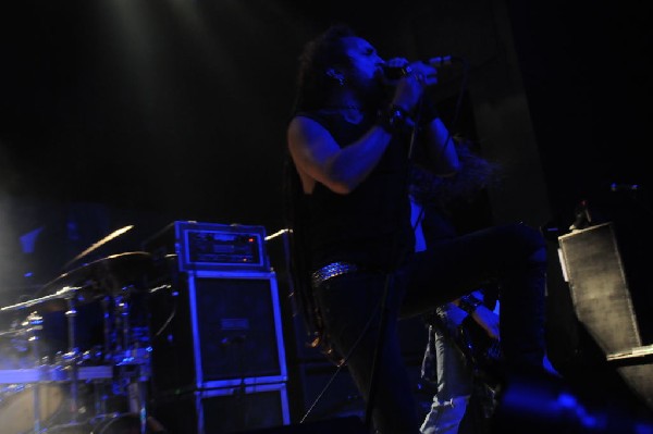 Death Angel at Emo's East, Austin, Texas  10/29/11 - photo by Jeff Barringe