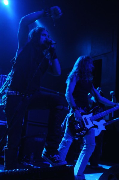 Death Angel at Emo's East, Austin, Texas  10/29/11 - photo by Jeff Barringe