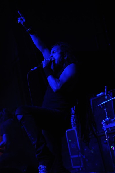 Death Angel at Emo's East, Austin, Texas  10/29/11 - photo by Jeff Barringe