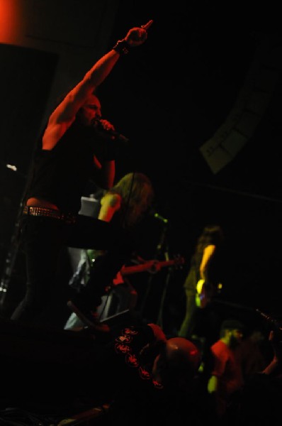 Death Angel at Emo's East, Austin, Texas  10/29/11 - photo by Jeff Barringe