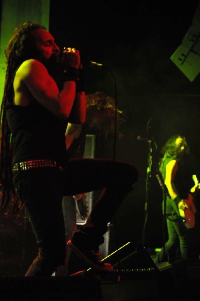 Death Angel at Emo's East, Austin, Texas  10/29/11 - photo by Jeff Barringe