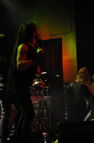 Death Angel at Emo's East, Austin, Texas  10/29/11 - photo by Jeff Barringe