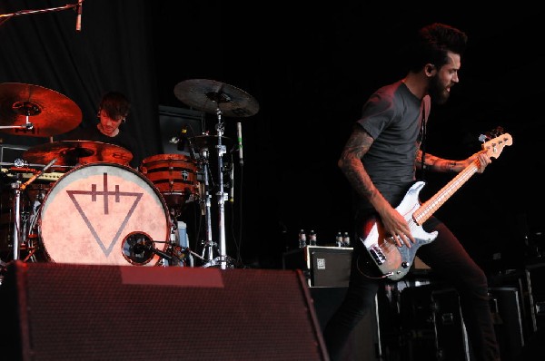 Devil Wears Prada at Mayhem Festival 2012 Gexa Energy Pavilion Dallas Texas