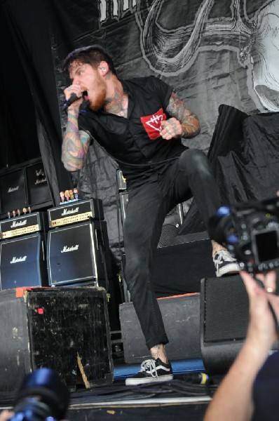 Devil Wears Prada at Mayhem Festival 2012 Gexa Energy Pavilion Dallas Texas
