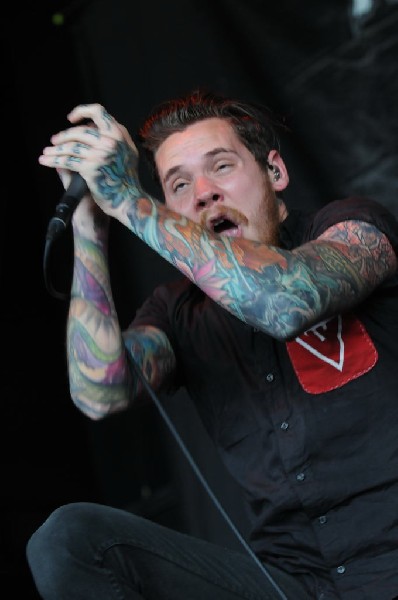 Devil Wears Prada at Mayhem Festival 2012 Gexa Energy Pavilion Dallas Texas
