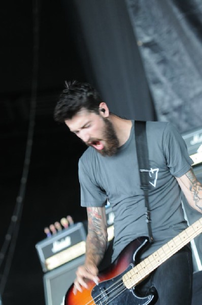 Devil Wears Prada at Mayhem Festival 2012 Gexa Energy Pavilion Dallas Texas