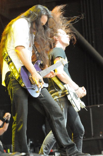 Dragonforce at the Mayhem Festival Verizon Wireless Amphitheater