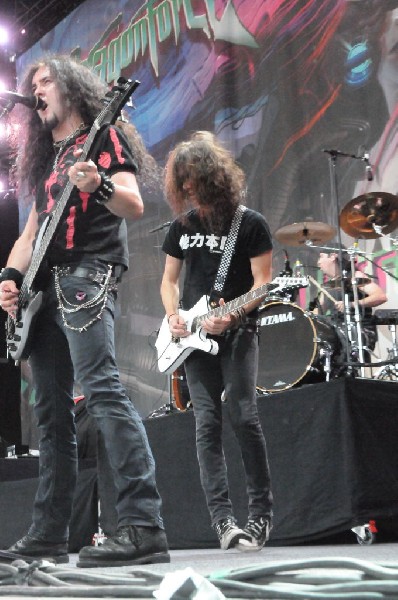 Dragonforce at the Mayhem Festival Verizon Wireless Amphitheater
