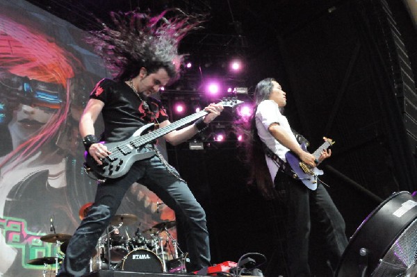 Dragonforce at the Mayhem Festival Verizon Wireless Amphitheater